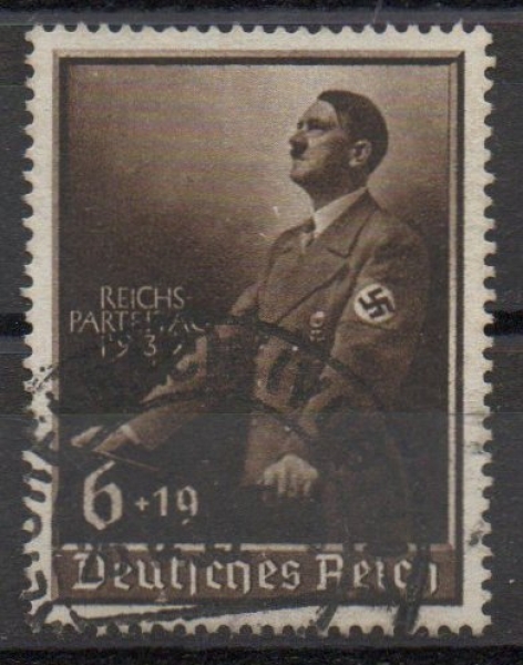 Michel Nr. 701, Reichsparteitag gestempelt.